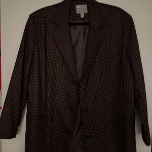 ASOS Plaid Oversized Blazer